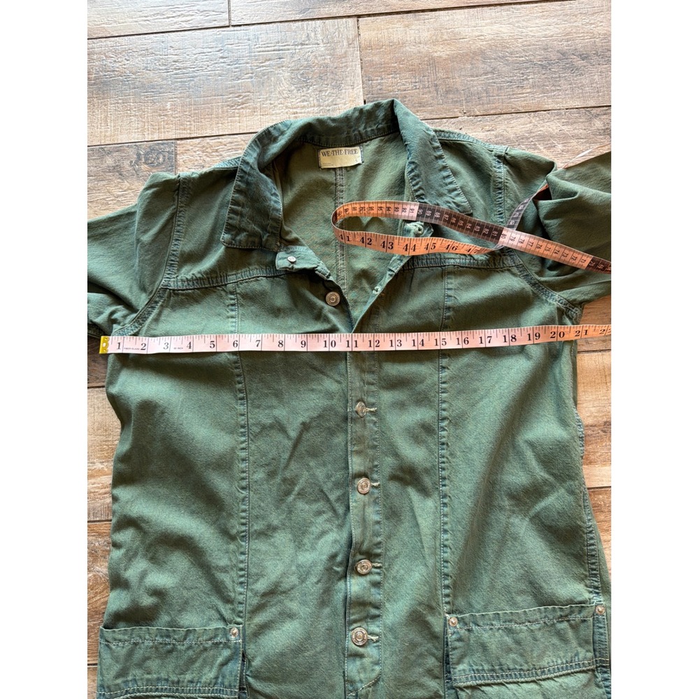 We The Free Margarita Jumpsuit Size S GREEN EVERGLADES - Picture 8 of 10